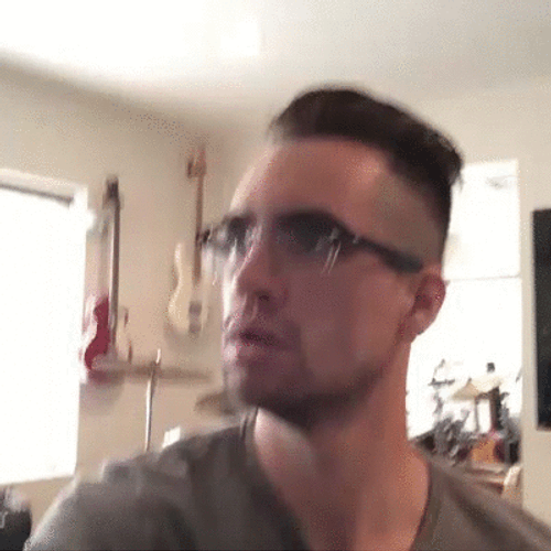 Panic Reaction Laugh Camera Shake GIF