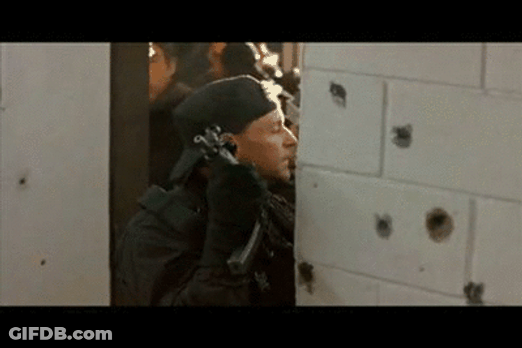 Panic Reporter Cameraman Interview Crime Scene GIF