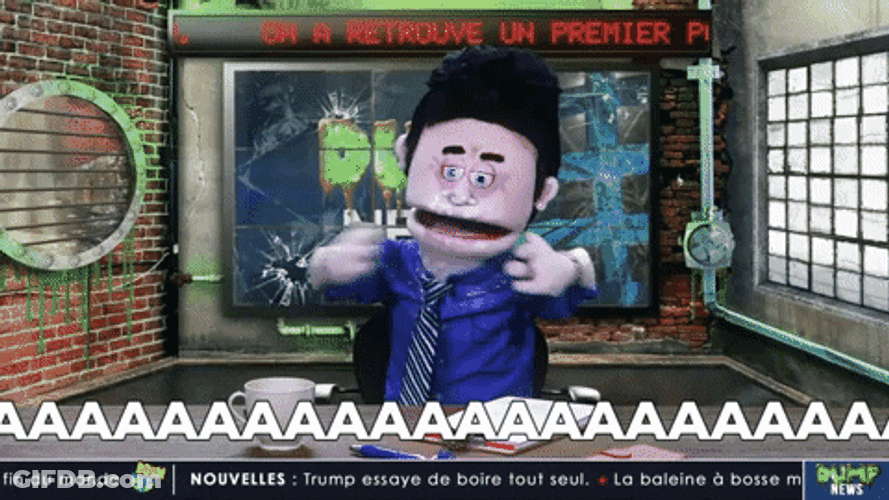 Panicking Kevin Shouting Out GIF