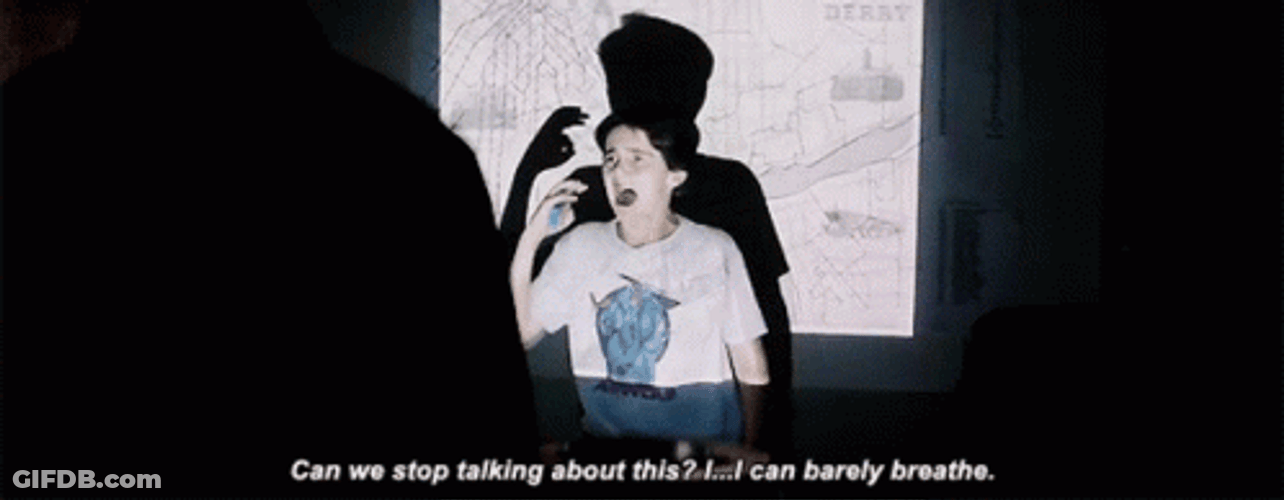 Panicking Kid Barely Breathing GIF