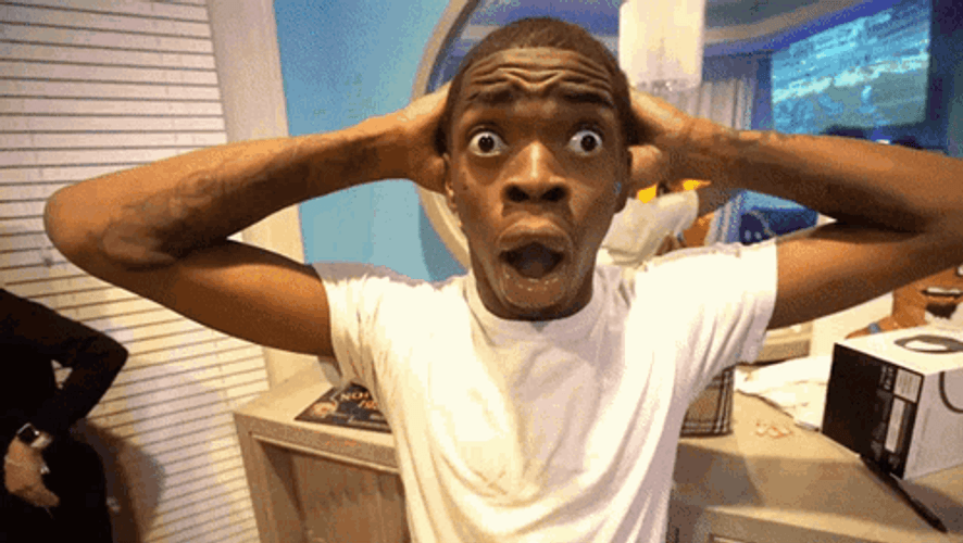 Panicking Man Surprise Surprise Meme GIF