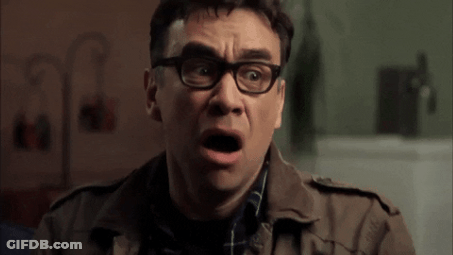 Panicking Shout Fred Armisen GIF