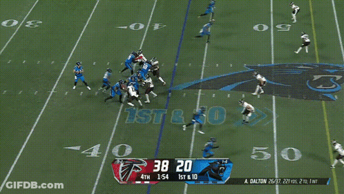 Panthers Vs Falcons Football Game GIF
