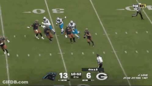 Panthers Vs Packers On Fox NFL GIF