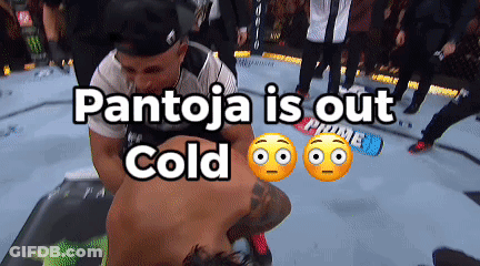 Pantoja Is Out Cold Fighter GIF