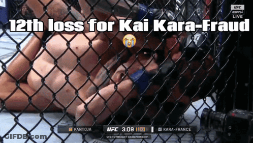 Pantoja Is Out Cold Fighter GIF