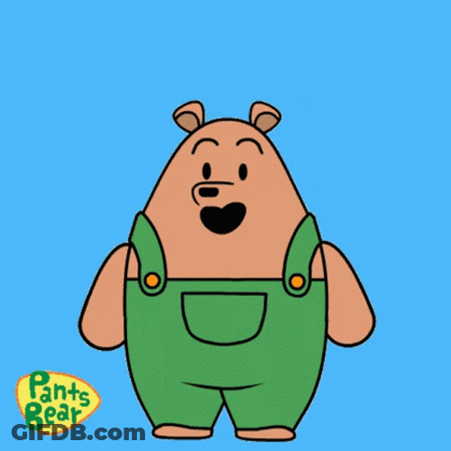 Pants Bear Freedom GIF
