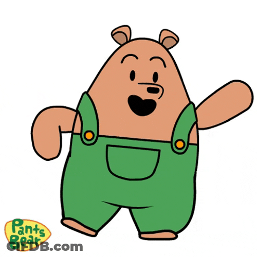 Pants Bear Happy Dancing GIF