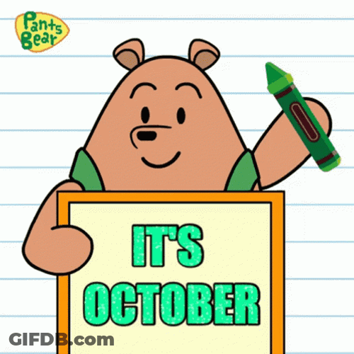 Pants Bear Its Happy October GIF