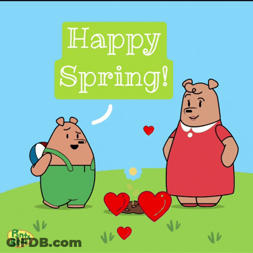 Pants Bear Mothers Love Happy Spring GIF