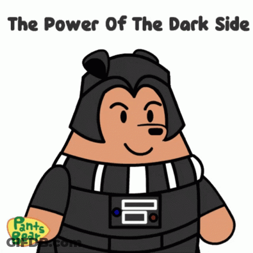 Pants Bear Welcome To The Dark Side GIF