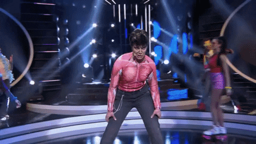 Pants Strip Tease Robbie Williams GIF
