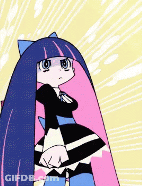 Panty And Stocking Angry Walking GIF