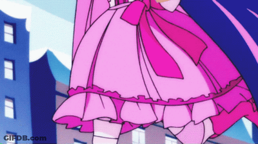 Panty And Stocking Running GIF