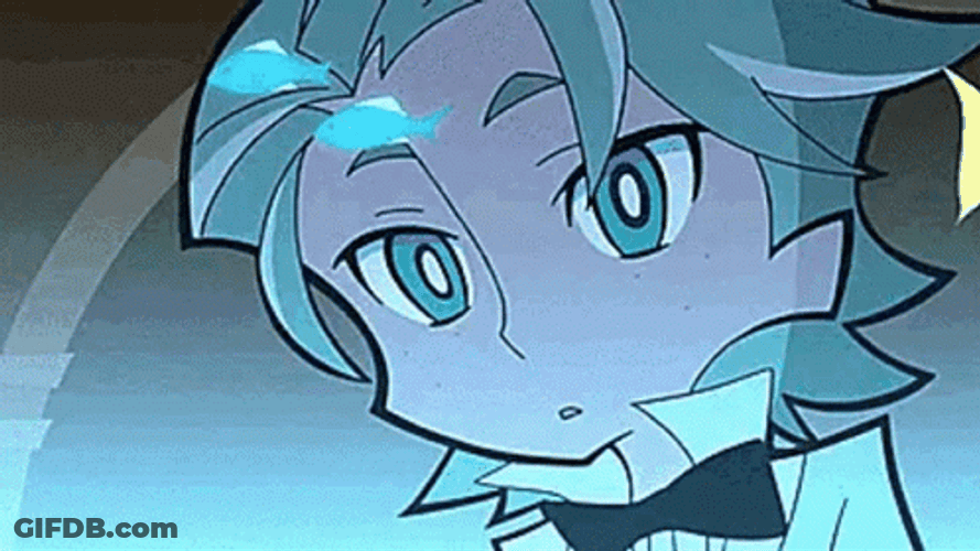 Panty And Stocking WIth Brief Looking Each Other GIF