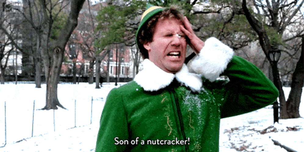 Papa Elf Headache GIF