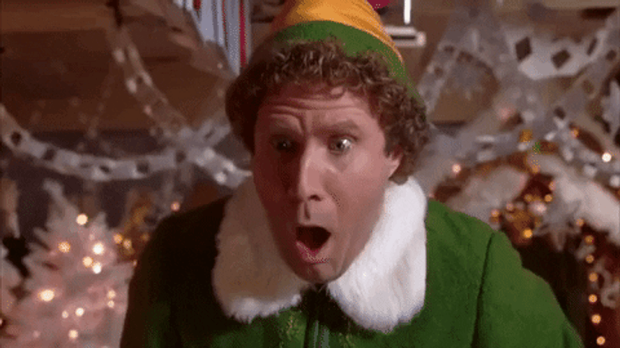 Papa Elf Is Shock GIF