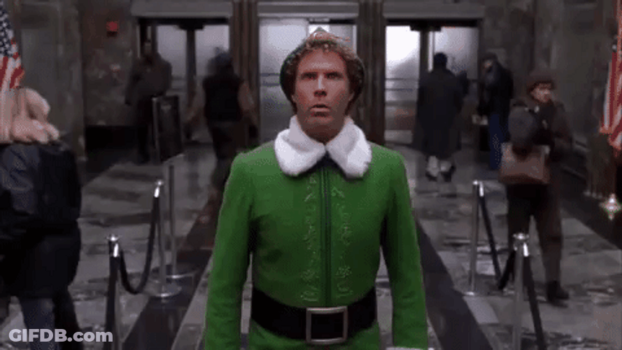 Papa Elf Mesmerized GIF