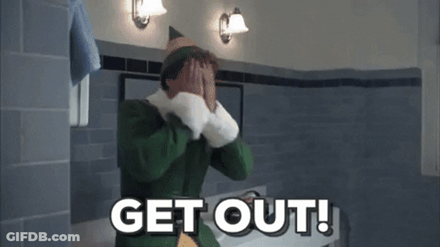 Papa Elf Self Harm GIF