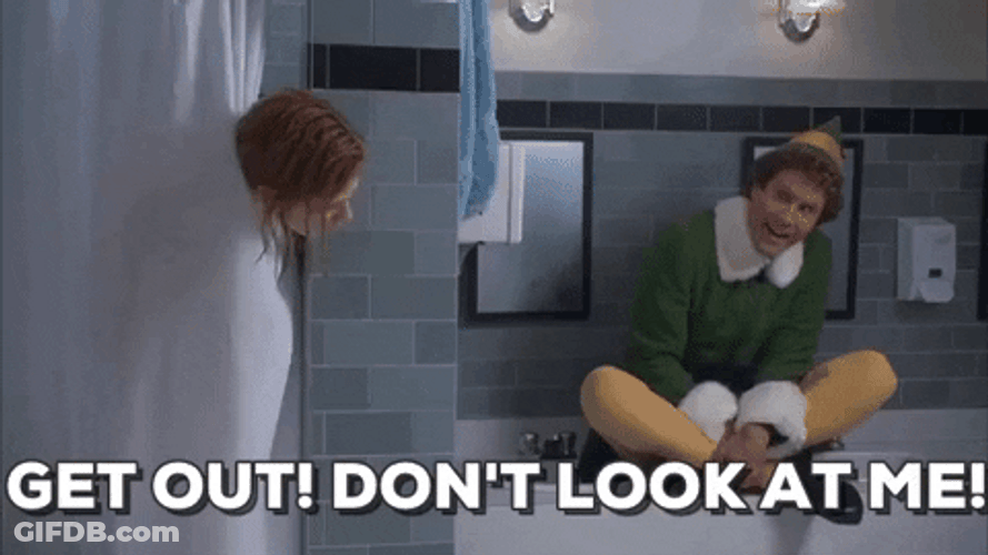 Papa Elf Startled GIF