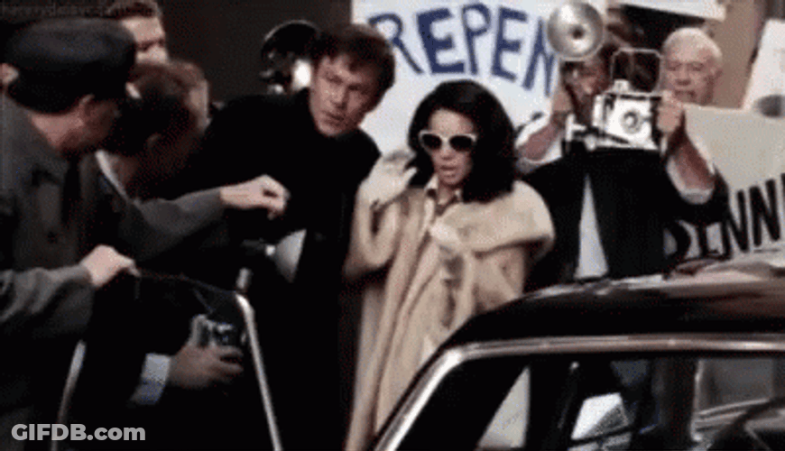 Paparazzi Chase Famous Celebrity GIF