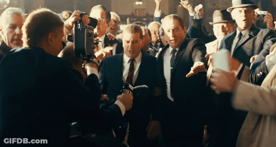 Paparazzi Crowd The Irishman Movie GIF