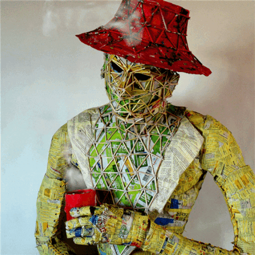 Paper Art Sculpture GIF
