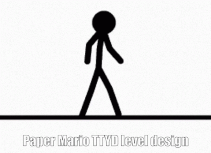 Paper Mario Level Design GIF