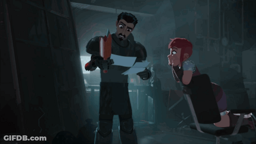 Paper Reading Nimona Movie GIF