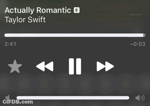 Paper Rings By Taylor Swift Playing On Device GIF