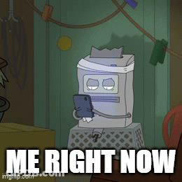 Paper Towel Dispenser Holding Phone Me Right Now GIF