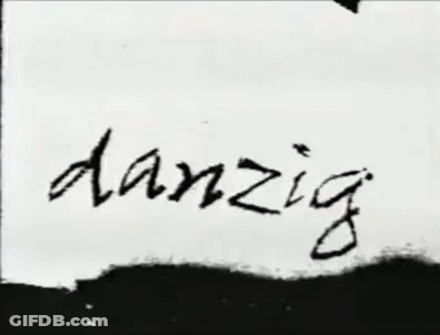 Paper With Danzig GIF