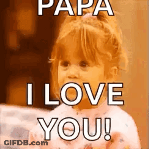 Papi Full House Flying Kiss GIF