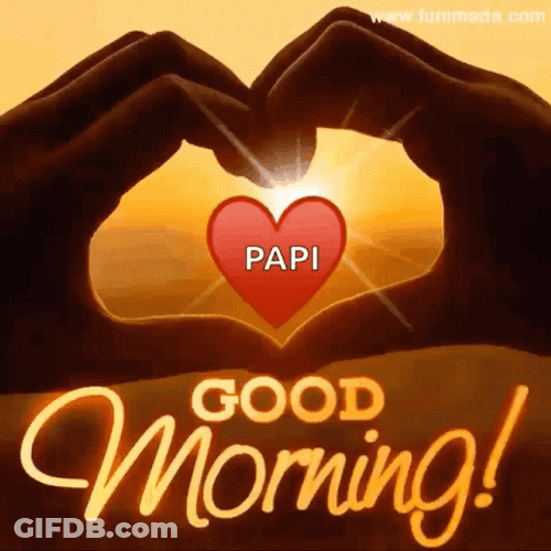 Papi Heart Good Morning GIF