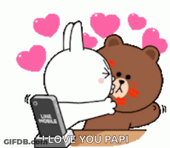 Papi Love You Kiss GIF