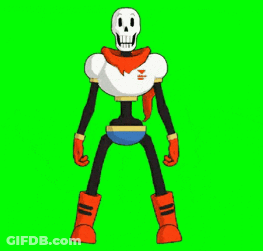 Papyrus Floss Dance GIF