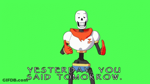 Papyrus From Undertale Says Make Your Dreams Come True GIF