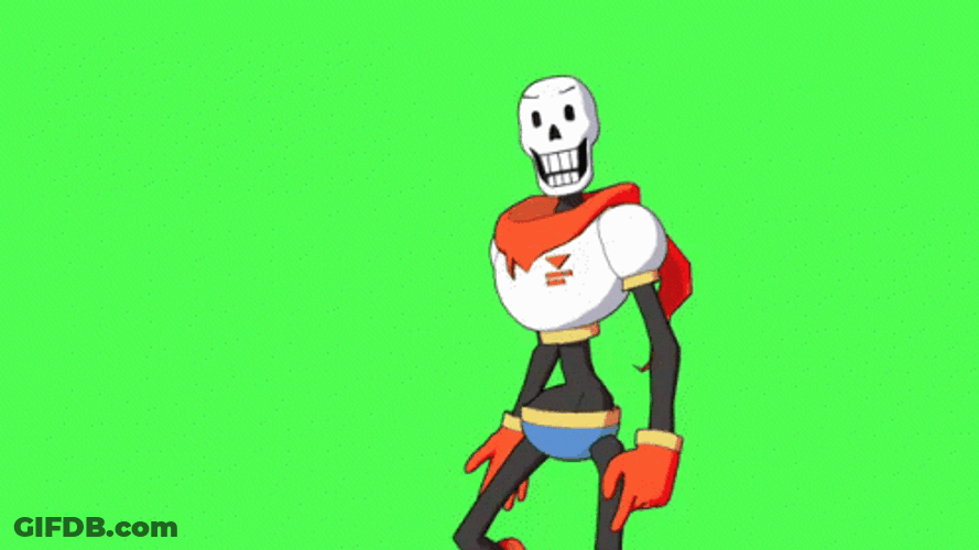 Papyrus Just Do It Meme GIF
