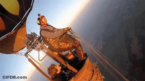 Parachute People Are Awesome GIF