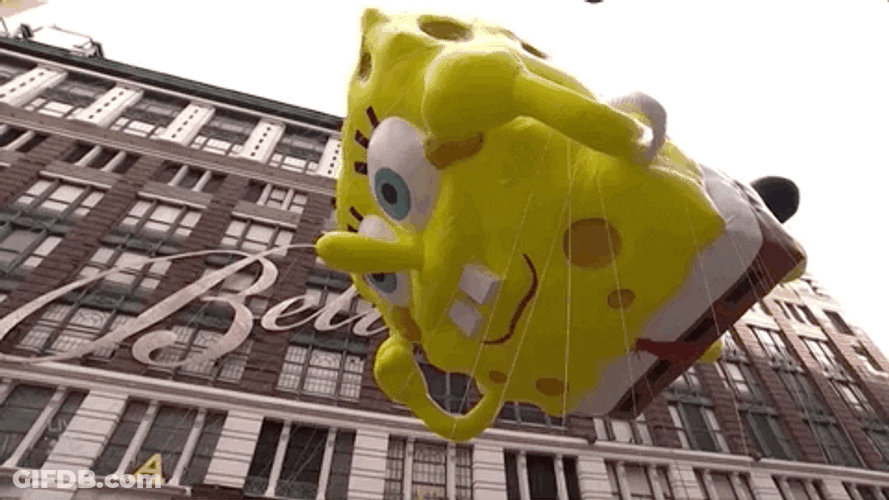 Parade SpongeBob Big Float GIF