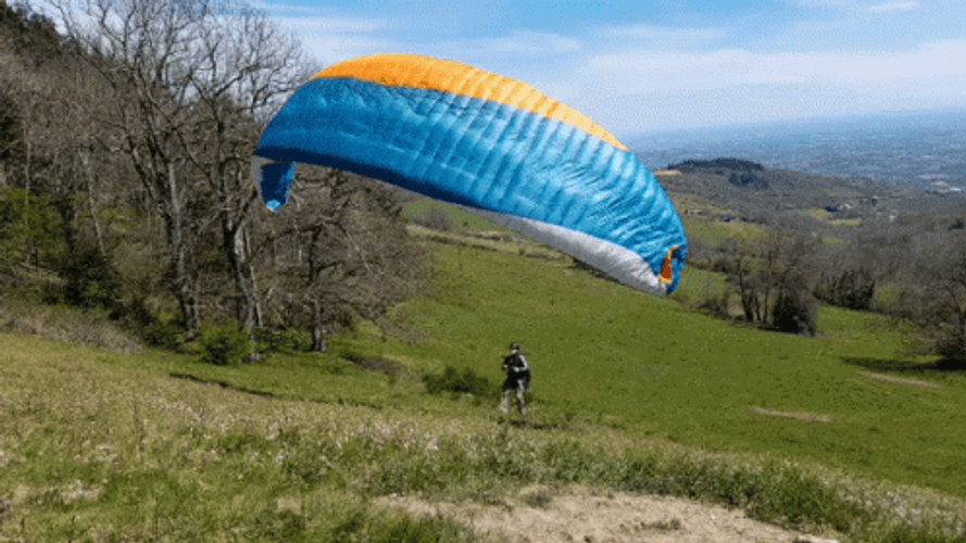 Paragliding To Get Away GIF
