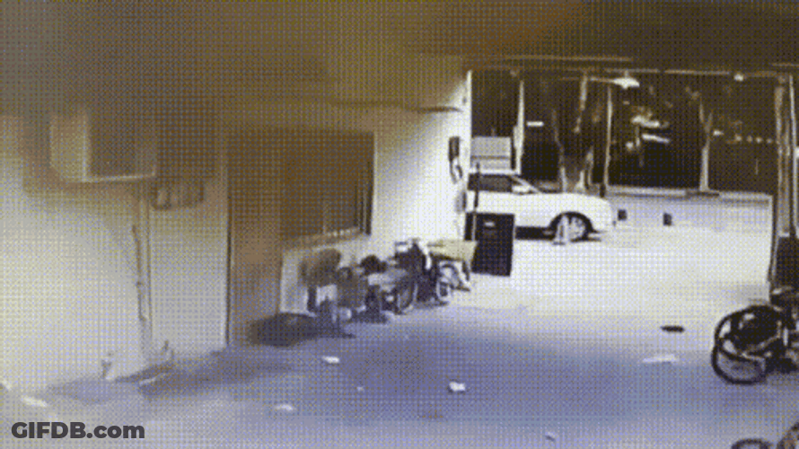 Parallel Parking Car Turning Over GIF