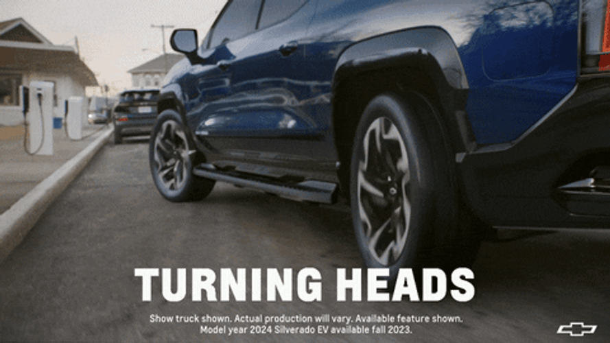 Parallel Parking Chevrolet Silverado Pick Up Truck GIF