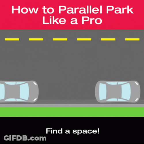 Parallel Parking Like A Pro Animation GIF