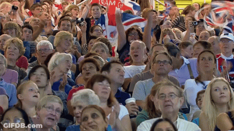 Paralympic Crowd Cheering And Clapping GIF