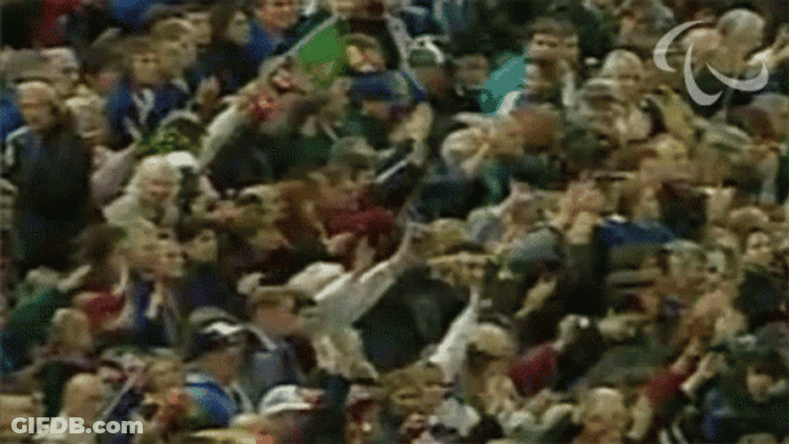 Paralympic Games Crowd Cheering GIF