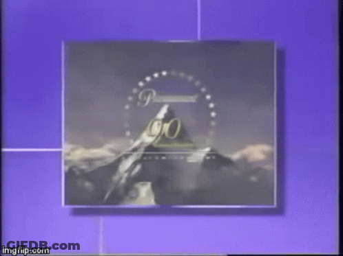 Paramount 90Th Anniversary Logo Purple Background GIF