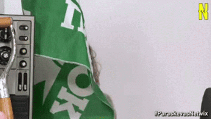 Paraskevas Has Tin Foil Hat On GIF