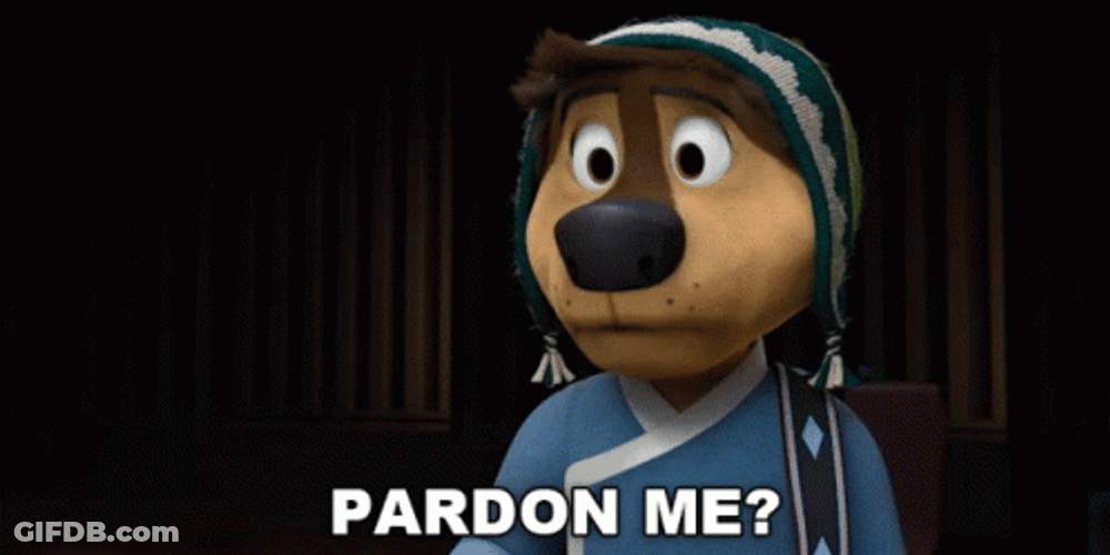 Pardon Me Rock Dog Bodi GIF