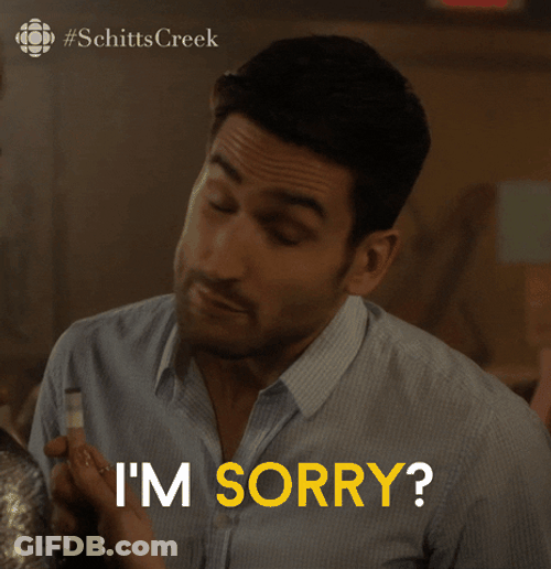 Pardon Me Schitts Creek Ted Mullens GIF